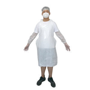 Tablier jetable - Hefei HaoXin Protective Technology Co., Ltd. - de travail / en polyéthylène / pour le médical