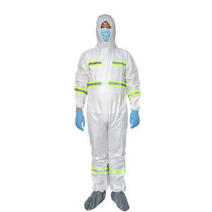 Combinaison de travail - Hefei HaoXin Protective Technology Co., Ltd. - de type 5/6 / en polyester / en tissu microporeux