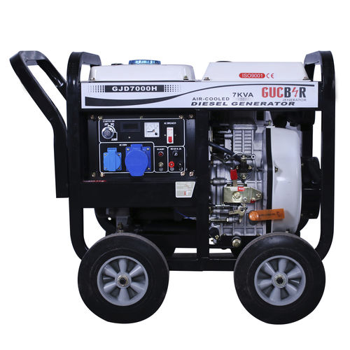 Groupe électrogène diesel - GJD7000H - GUCBIR GENERATOR MANUFACTURING CO.LTD. - monophasé / sur roulettes / 50 Hz
