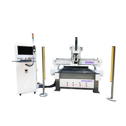 Détoureuse CNC - UT1212ATC - Nanjing Unitec Technology Co.,LTD - 3 axes / pour bois / de métal
