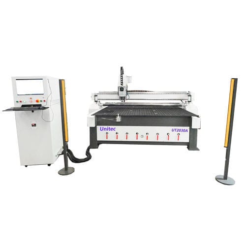 Détoureuse CNC - UT2030A - Nanjing Unitec Technology Co.,LTD - 3 axes / pour bois / pour PVC