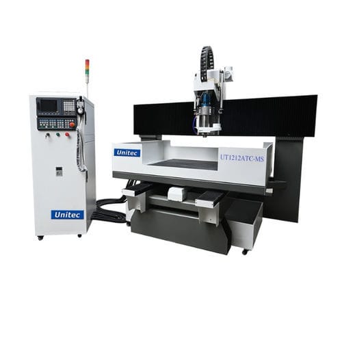 Détoureuse CNC - UT1212ATC-MS - Nanjing Unitec Technology Co.,LTD - 3 axes / à une broche / de métal