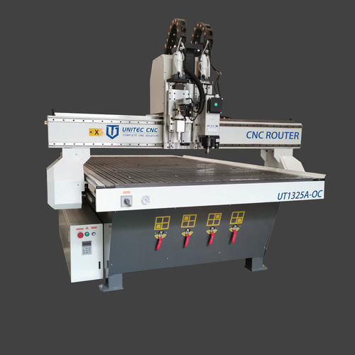 Détoureuse CNC - UT1325-OC - Nanjing Unitec Technology Co.,LTD - 3 axes / en matière plastique / de cuir