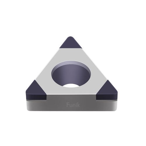 Plaquette de coupe de finition - TCGW - Funik Ultrahard Material Co., Ltd. - CBN / PCBN / pour fonte