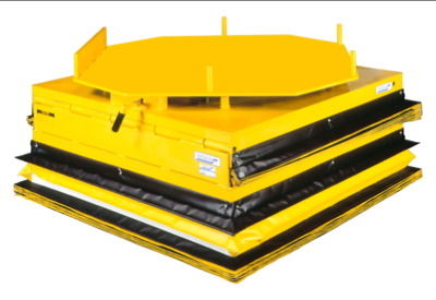 Table élévatrice à soufflet - ERGONOMIC™ series - Nordock Inc. - hydraulique / stationnaire / sur coussin d'air