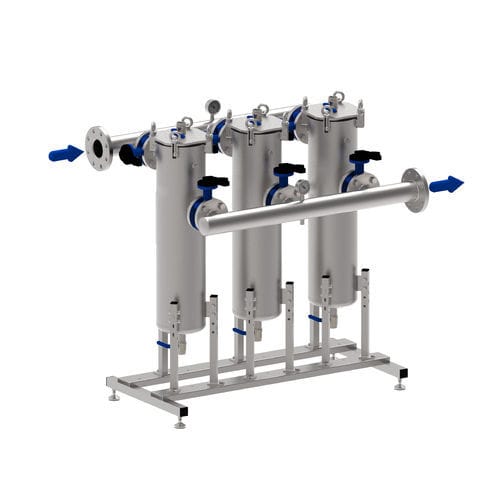 Carter de filtre sur mesure - PRIME-PHIN (C-PRPH) - Heation AB - à sac / pour liquide / en acier inoxydable