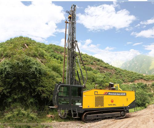 Foreuse de trous de dynamitage - TAIYE-D8-DTH - Xuanhua Taiye Drilling Machinery Co.,LTD - sur chenilles / rotative / fond de trou