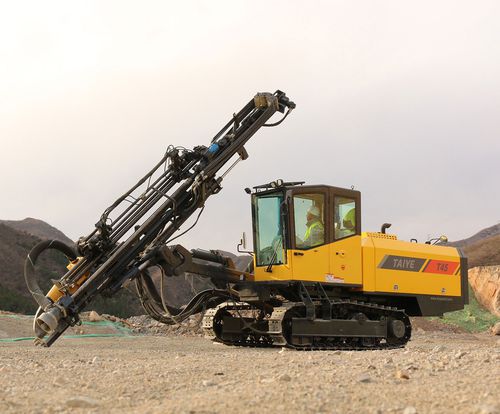 Foreuse sur chenilles - TAIYE-T45-TH - Xuanhua Taiye Drilling Machinery Co.,LTD - sur camion / rotative / top hammer