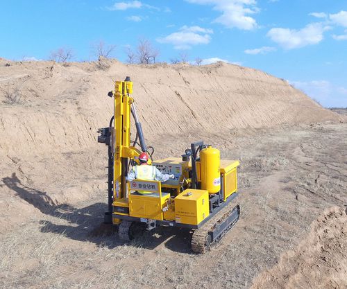 Foreuse rotative - TAIYE-D50-DTH - Xuanhua Taiye Drilling Machinery Co.,LTD - hydraulique / pour chantier de construction / pour applications photovoltaïques