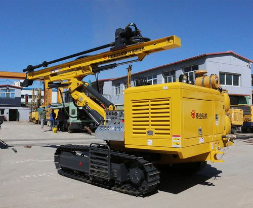Foreuse sur chenilles - TAIYE-370A-DTH - Xuanhua Taiye Drilling Machinery Co.,LTD - rotative / fond de trou / hydraulique
