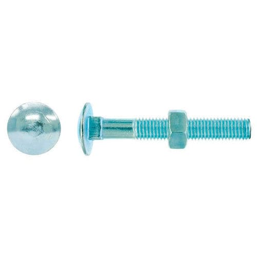 Boulon à tête bombée - 603/934 ZN - Chavesbao - en acier zingué / à col carré