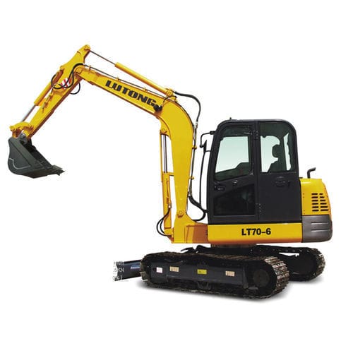 Mini pelle - LT70-6 - Luoyang Lutong Heavy Industry Machinery Co., Ltd - sur chenilles / diesel / forestière