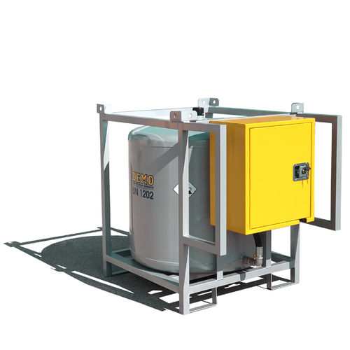 Cuve de stockage de gasoil - MOVITANK - Demo Serbatoi - en acier au carbone / cylindrique / verticale