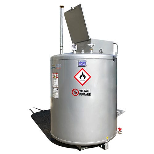 Cuve de stockage de gasoil - GE - Demo Serbatoi - pour générateur / en acier au carbone / cylindrique