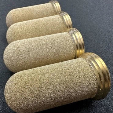 Élément filtrant en bronze - Baoji Yinggao Metal Materials Co., Ltd. - de liquide / haute efficacité / fritté