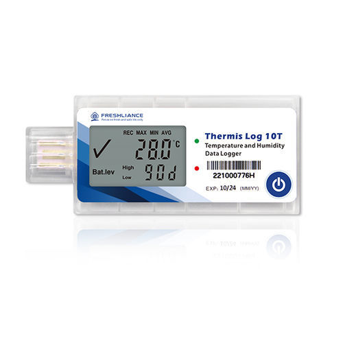 Data logger de température - Thermis Log 10T - Zhengzhou Freshliance Electronics Corp.,Ltd - USB / CTN / avec afficheur LCD