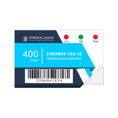 Indicateur de température - Thermis Tag 1E - Zhengzhou Freshliance Electronics Corp.,Ltd - à LED / alimenté par batterie / irréversible