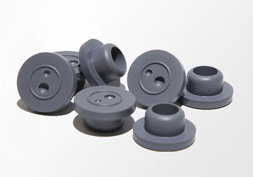 Capuchon press-fit - 7-F - Hebei First Rubber Medical Technology Co., Ltd - rond / en caoutchouc / en caoutchouc butyle