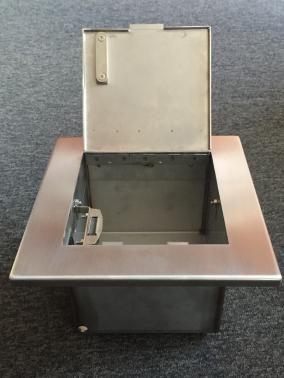 Boîte encastrable - MARÉCHAL - DIB PRODUCTION - carrée / en inox / sur mesure