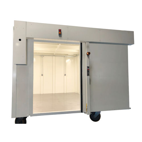 Cabine de radioprotection - X-ray Bunker - DIB PRODUCTION - en acier inoxydable / pour rayonnage / plombée