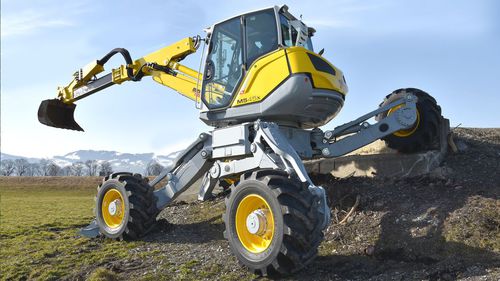 Pelleteuse intermédiaire - M545x - Menzimuck - à roues / diesel / araignée