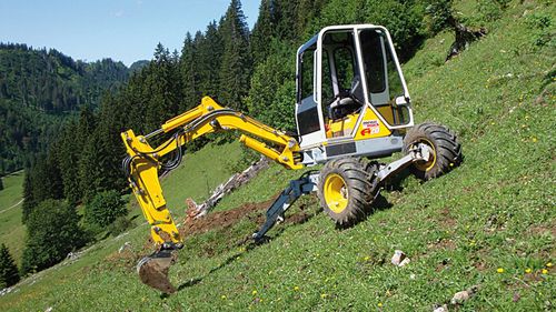 Pelleteuse intermédiaire - A20 - Menzimuck - à roues / diesel / araignée