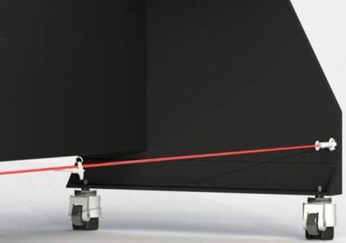 Roulette pivotante - Engineering Technology Corporation - à tige filetée