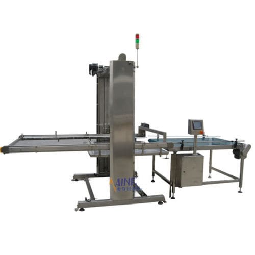Dépalettiseur couche par couche - MF-AUM-H1800 - JIAXING MAINFILL Packaging Machinery Co.,Ltd - pour boîtes de conserve / pour boîtes vides / semi-automatique
