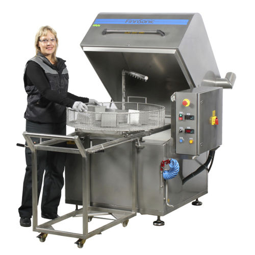 Machine de lavage à eau - Spintec - Finnsonic - par aspersion / à chargement par le haut / avec panier