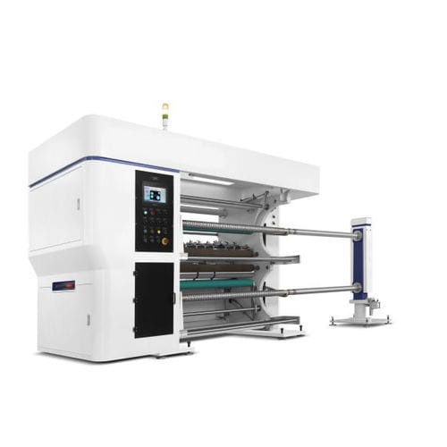 Bobineuse refendeuse automatique - SLC - Wenzhou Binbao Machinery - pour film plastique / pour film d'aluminium