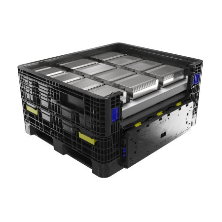 Caisse en plastique - IonPak®  - ORBIS Europe - de transport / de protection / empilable