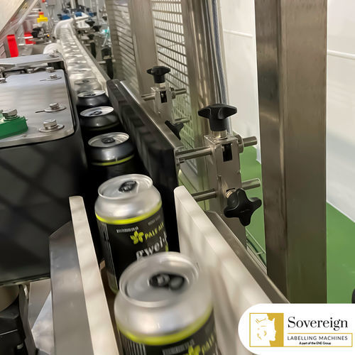 Machine d'étiquetage de canettes - Sovereign Labelling Machines Limited - automatique / pour bouteilles / pour bocaux