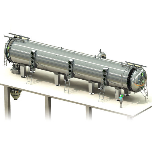 Système de séchage sous vide - Wenzhou Jinbang Light Ind Machinery Co., Ltd - à air sec / continu / pour l'industrie agroalimentaire