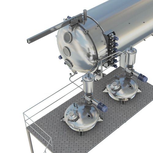 Sécheur sous vide - Wenzhou Jinbang Light Ind Machinery Co., Ltd - à vapeur surchauffée / continu / pour l'industrie agroalimentaire