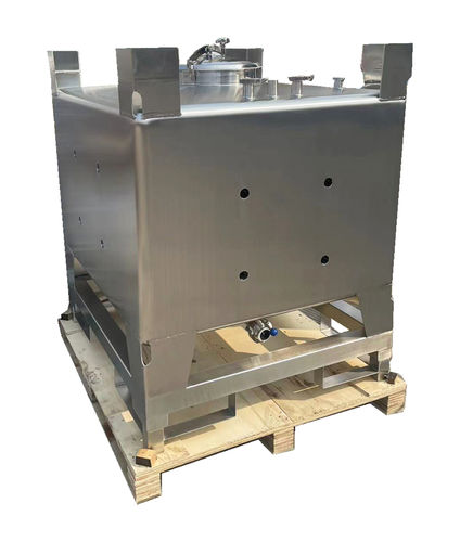 Conteneur IBC en acier inoxydable - Wenzhou Jinbang Light Ind Machinery Co., Ltd - pour liquides / de produit chimique / pour aliments
