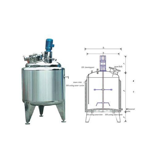 Cuve de mélange - Wenzhou Jinbang Light Ind Machinery Co., Ltd - pour l'industrie / d'isolation / multifonction