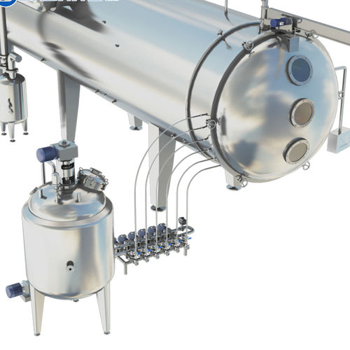 Sécheur sous vide - Wenzhou Jinbang Light Ind Machinery Co., Ltd - continu / pour l'industrie agroalimentaire / pour l'industrie pharmaceutique