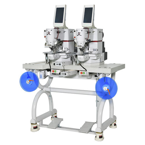 Machine à coudre à deux aiguilles - JYL-B0506-DWS - Guangdong Jin Yue Lai Automation Equipment Co.,Ltd - boutonnière à œillet / pour casquettes / de table