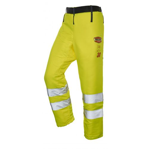 Pantalon de travail - GLOW - Solidur - haute visibilité / en polyester / jaune