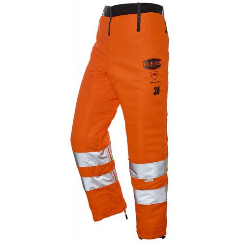 Pantalon de travail - GLOW - Solidur - haute visibilité / en polyester / jaune