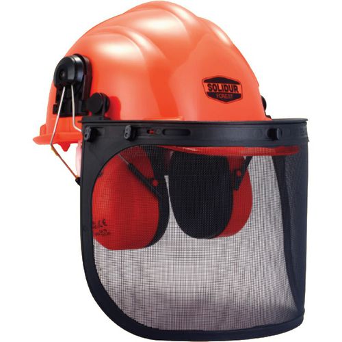 Casque forestier - CA01 - Solidur - EN 397 / résistant aux chocs / en polyéthylène