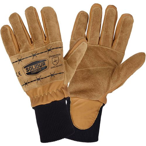 Gants de travail - GA01|T10|0 - Solidur - pour l'agriculture / anticoupure / antiperforation