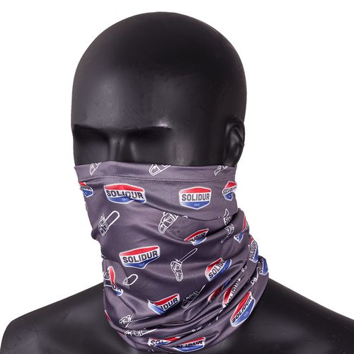 Cache-col de travail - SOLIDUR - Solidur - en polyester / en élasthanne / gris