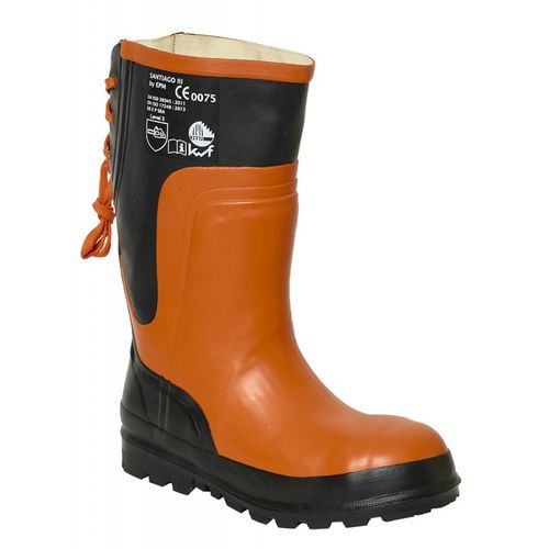Bottes de sécurité pour travaux forestiers - FOREST - Solidur - antistatique / antiperforation / en caoutchouc