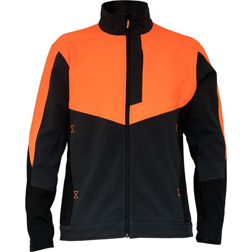 Veste de travail - ODON - Solidur - en polyester / en élasthanne / orange