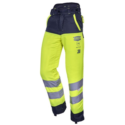 Pantalon de travail - GLOW - Solidur - anticoupure / haute visibilité / en polyester