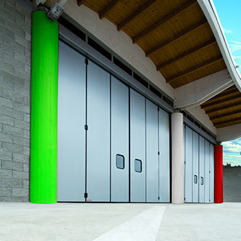 Porte pliante - Moreschi Chiusure Industriali S.r.l. - en acier inoxydable / pour l'intérieur / isolée