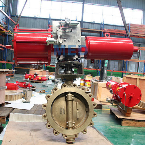 Vanne papillon - China MED Valve Co., Ltd. - pneumatique / pour l'eau / pour produits chimiques