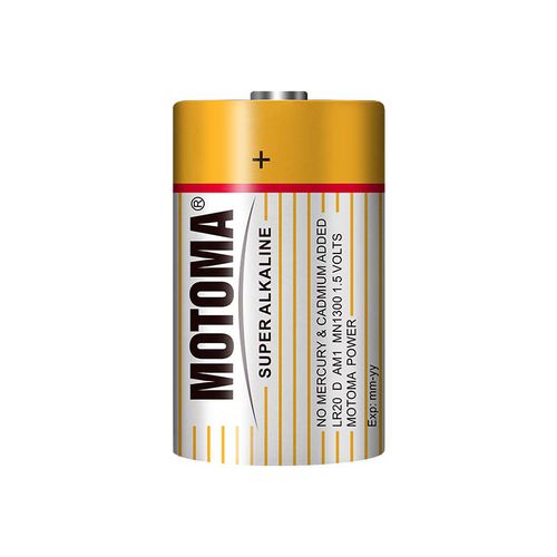 Batterie alcaline - LR20 - Shenzhen Motoma Power Co. Ltd - type D / 1.5 V