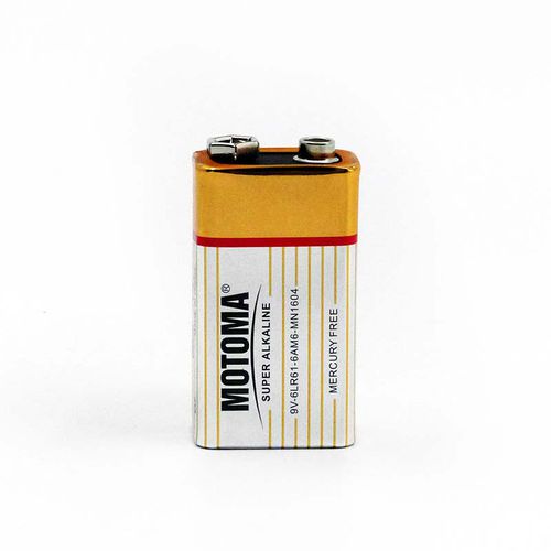 Batterie alcaline - 6LR61 - Shenzhen Motoma Power Co. Ltd - rectangulaire / 9 V